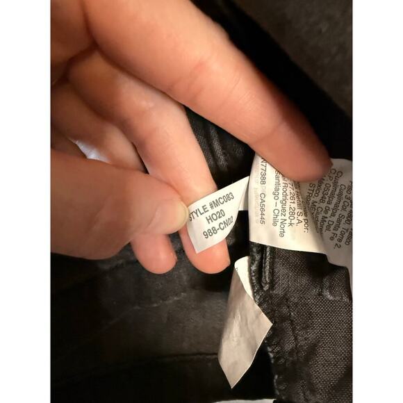 Madewell Button Down Relaxed Lunar Wash Black Denim Shirt Sz XS - Picture 4 of 5